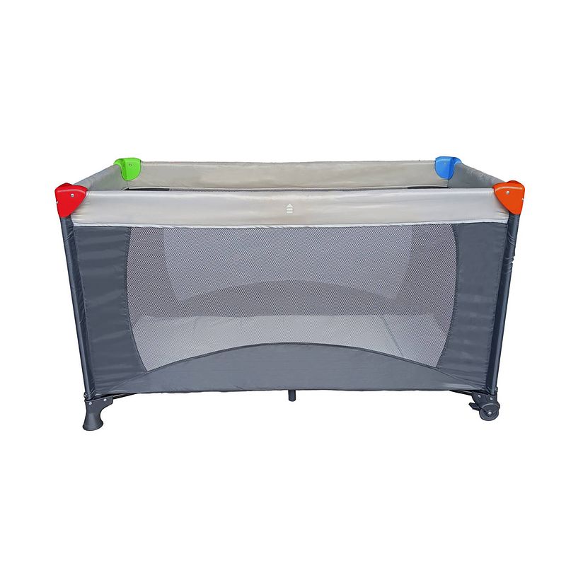 Foto van Bebies first campingbed travel luxe multi colour