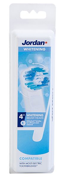 Foto van Jordan whitening brush heads opzetborstels 4-pack