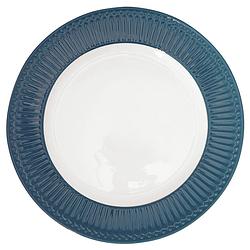 Foto van Greengate dinerborden alice nordic ocean blue ø 26.5 cm - set van 6 stuks