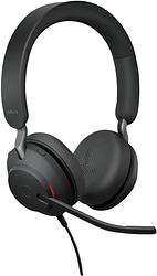 Foto van Jabra evolve2 40 ms stereo usb-a headset zwart