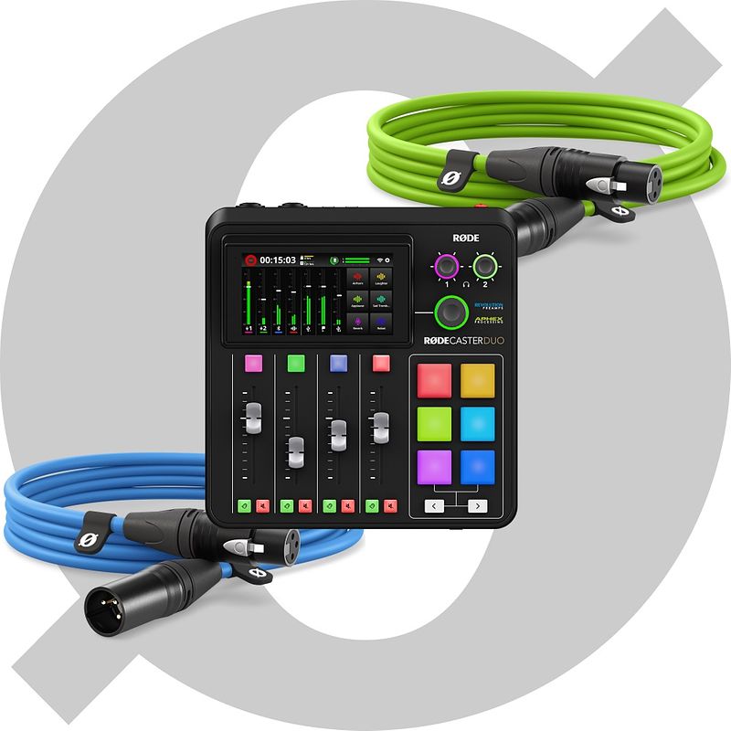 Foto van Rode rødecaster duo color bundle