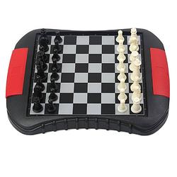 Foto van Reisspellen/bordspellen magnetisch schaakspel/schaken set - denkspellen