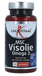 Foto van Lucovitaal msc visolie omega-3 capsules