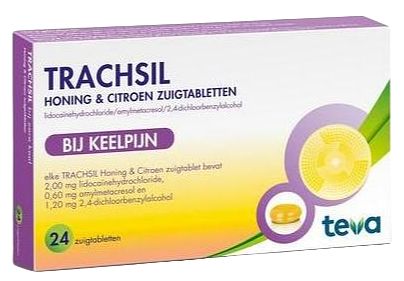 Foto van Trachsil honing & citroen zuigtabletten