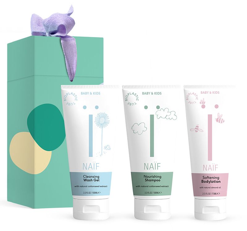 Foto van Naif mini shower routine giftset