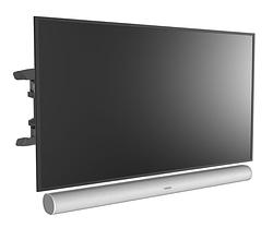 Foto van Cavus draaibare muurbeugel geschikt voor 37 - 65 inch tv & sonos arc tv beugel wit