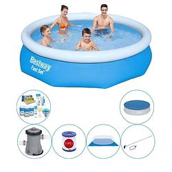 Foto van Bestway fast set rond 305x76 cm - zwembad pakket