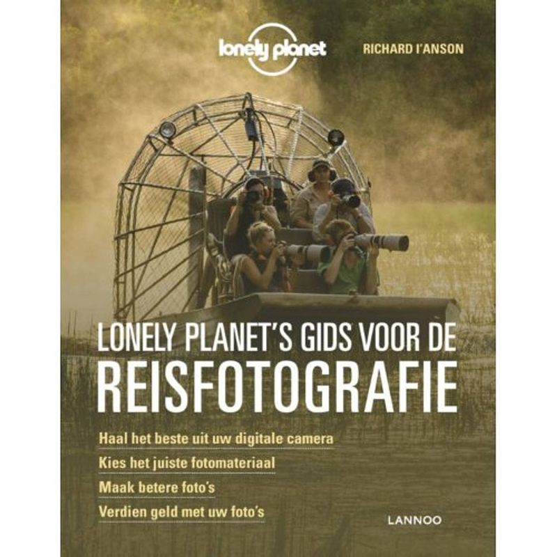 Foto van Lonely planet's gids voor de reisfotografie