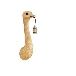 Foto van Light & living ostrich wandlamp goud