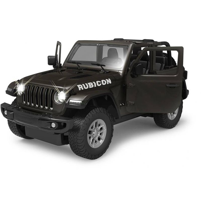 Foto van Rastar rc jeep wrangler jl jongens 2,4 ghz 1:14 zwart