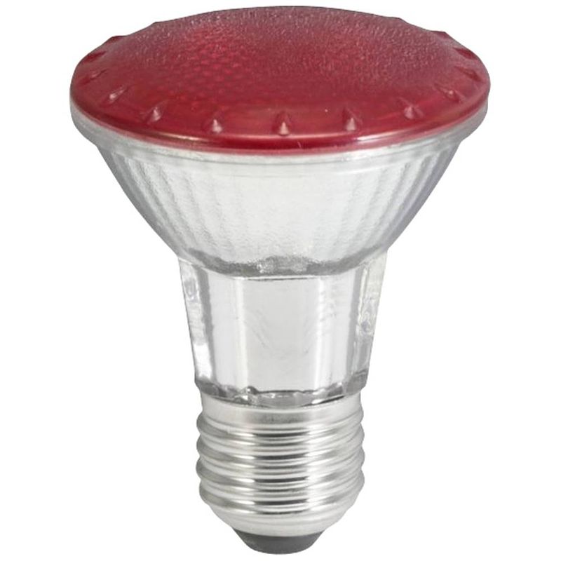 Foto van Omnilux 88021301 led-lamp e27 6 w rood (ø x l) 63 mm x 83 mm 1 stuk(s)