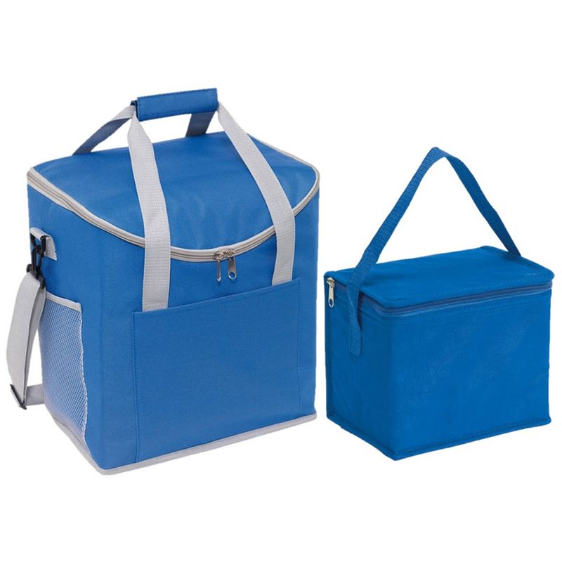 Foto van Koeltassen set blauw 27 en 4.5 liter - koeltas