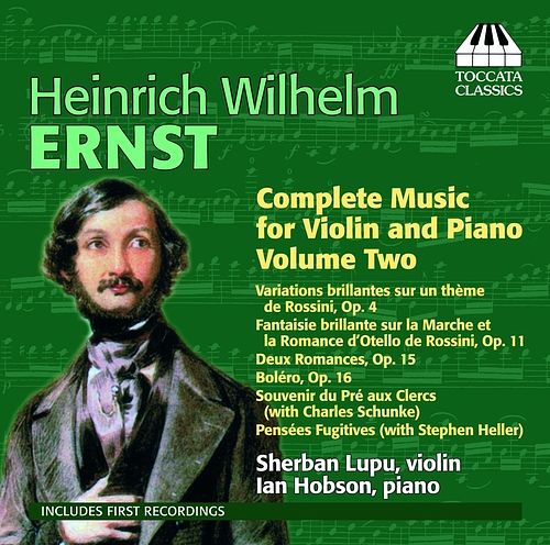 Foto van Ernst: complete music for violin and piano, volume two - cd (5060113441386)