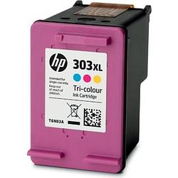 Foto van Hp inktcartridge 303xl, 415 pagina's, oem t6n03ae, 3 kleuren