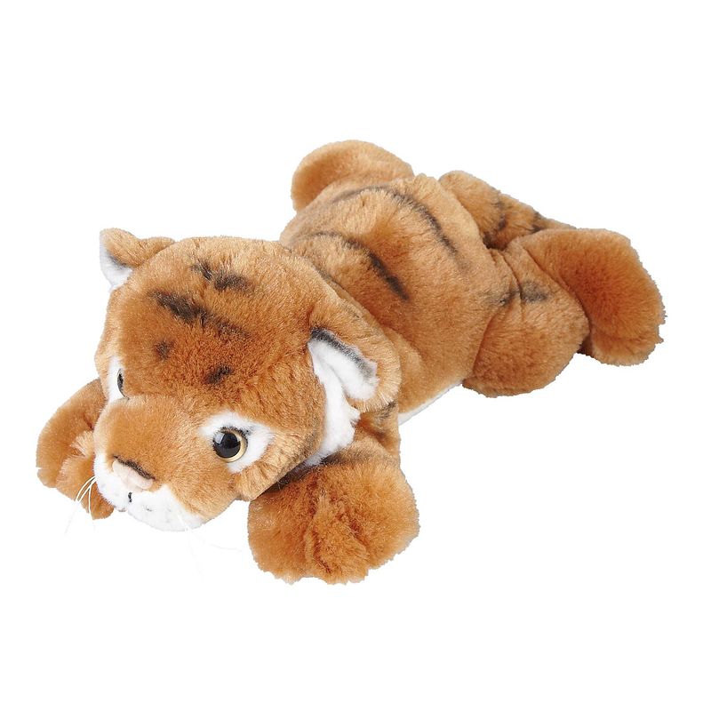 Foto van Pluche knuffel dieren bruine tijger 25 cm - knuffeldier