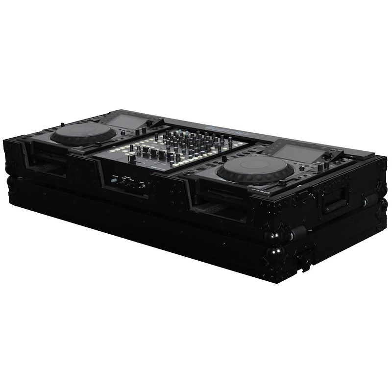 Foto van Odyssey fz12cdjwbl flightcase voor dj set black label