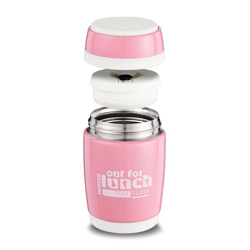 Foto van Vacuum thermos voedselcontainer 0,48l - roze- pioneer