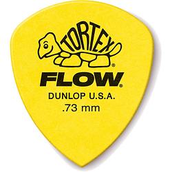 Foto van Dunlop tortex flow pick 0.73mm plectrumset (12 stuks)