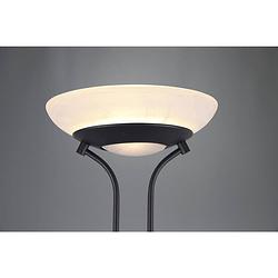 Foto van Light & design - vloerlamp - industrieel - metaal - zwart - voor binnen - woonkamer - eetkamer - slaapkamer - hal