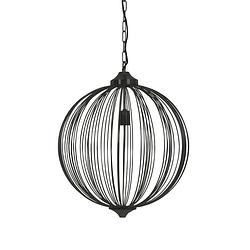 Foto van Light & living - hanglamp mala - 50x50x60 - zwart