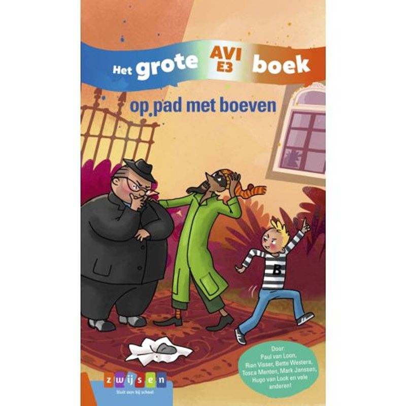 Foto van Op pad met boeven - het grote avi e3 boek - grote