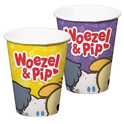 Foto van 16x woezel en pip drinkbekers 250 ml - feestbekertjes