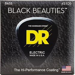 Foto van Dr strings bkb-45 black beauties medium 45-105 basgitaarsnaren