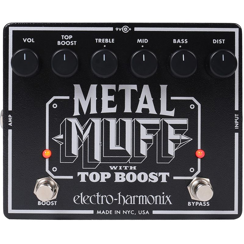 Foto van Electro harmonix metal muff top boost distortion pedaal