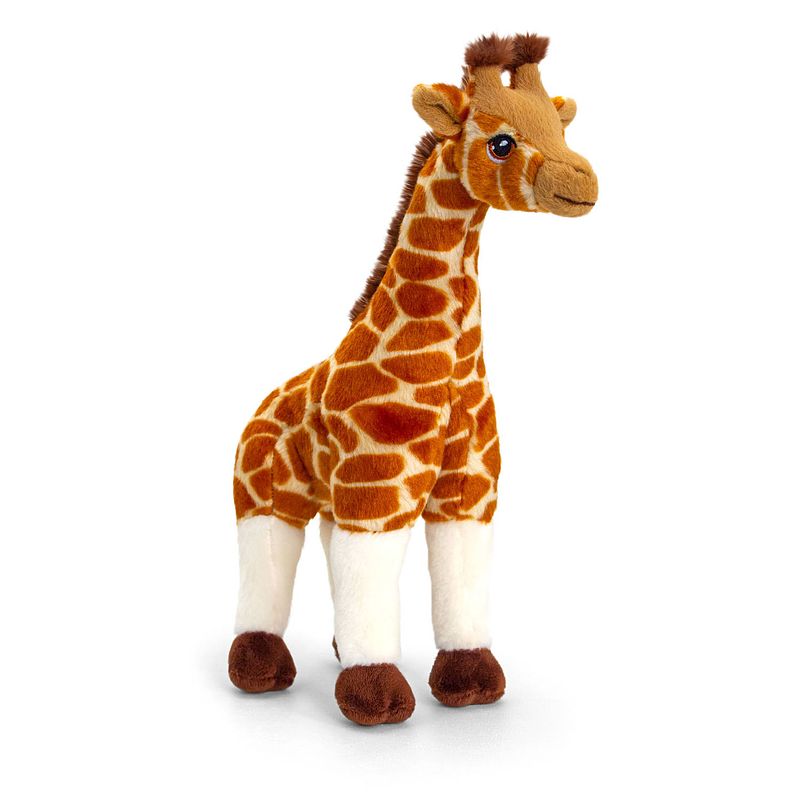 Foto van Pluche knuffel dier giraffe 30 cm - knuffeldier