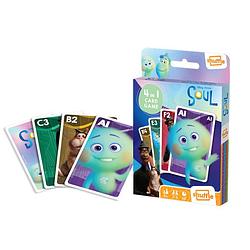Foto van Shuffle kaartspel 4-in-1 disney pixar soul junior karton