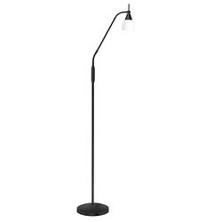 Foto van Highlight vloerlamp touchy glas h 145 cm zwart