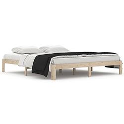 Foto van Vidaxl bedframe massief hout 180x200 cm super king size