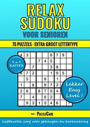 Foto van Sudoku relax voor senioren 9x9 raster - 75 puzzels extra groot lettertype - lekker easy level! - puzzle care - paperback (9789403701257)