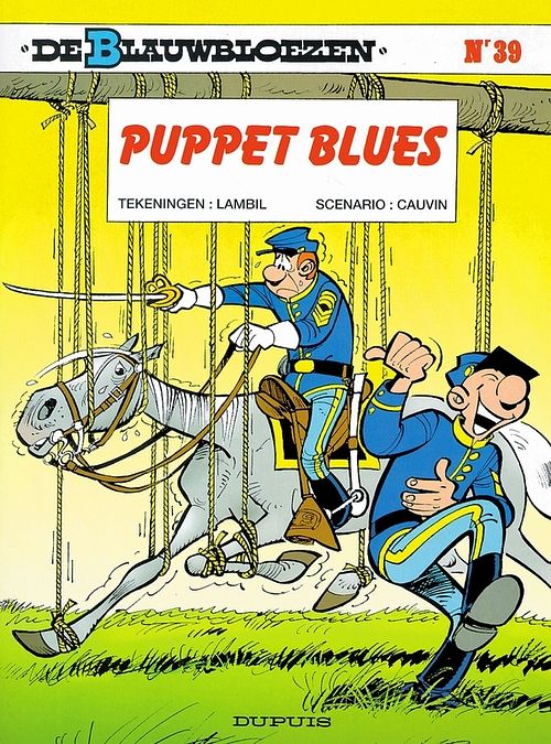 Foto van De blauwbloezen - 39 - puppet blues - raoul cauvin - paperback (9789031418442)