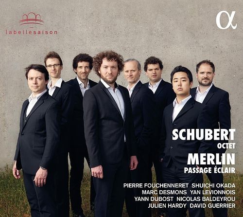 Foto van Schubert: octet - merlin: passage eclair - cd (3760014196232)