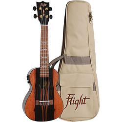 Foto van Flight supernatural series duc460e elektrisch-akoestische concert ukelele met gigbag