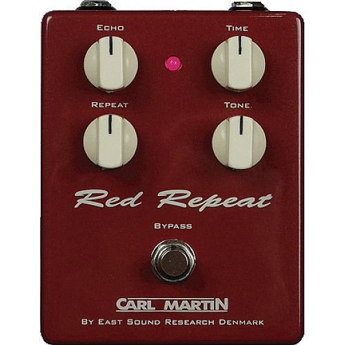 Foto van Carl martin red repeat vintage echo effectpedaal