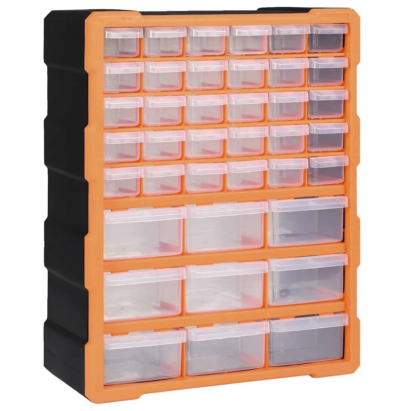 Foto van Vidaxl organiser met 39 lades 38x16x47 cm