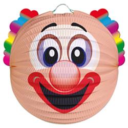Foto van Feest lampion clown 20 cm - feestlampionnen