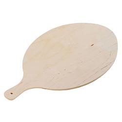 Foto van Fsc® houten pizzaschep voor pizza's ø30 cm - pizzaplank met handvat -