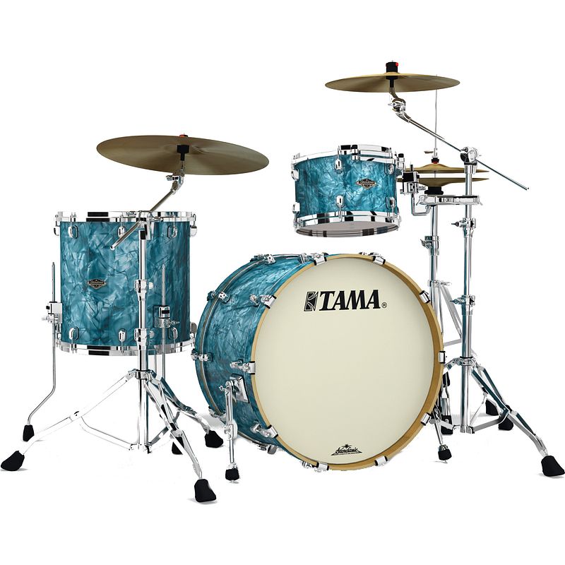 Foto van Tama wbr32rzs-tqp starclassic w/b turquoise pearl 3d. shellset