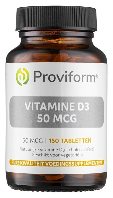 Foto van Proviform vitamine d3 50mcg tabletten