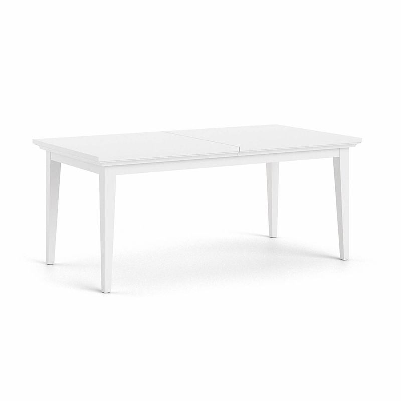 Foto van Tafel venetië eetkamertafel wit 180-276 cm.