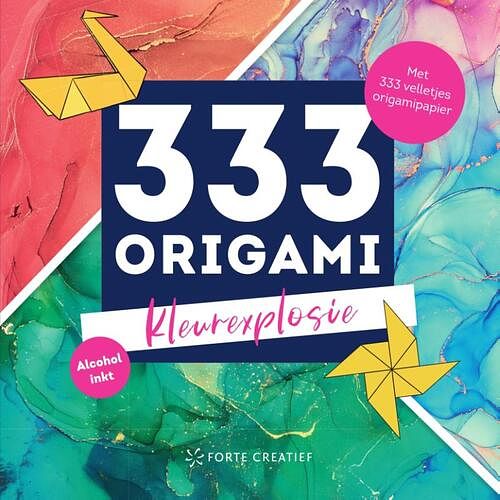 Foto van Kleurexplosie - 333 origami - paperback (9789000385164)