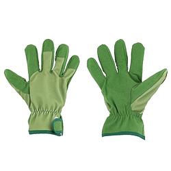 Foto van Esschert design tuinwerkhandschoenen polyester groen maat m