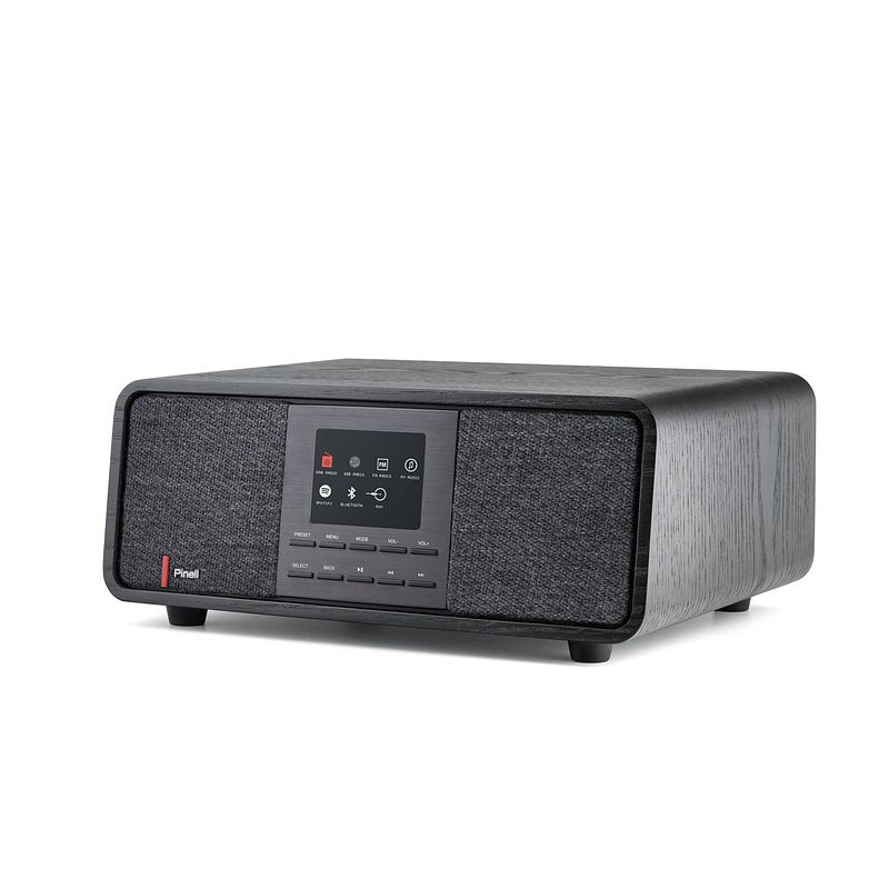 Foto van Pinell supersound 501 - dab+ internetradio - zwart