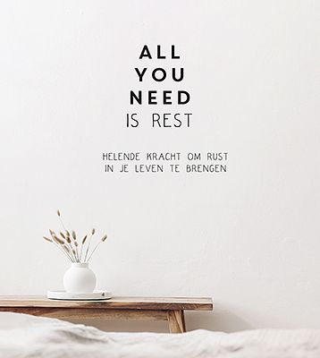 Foto van All you need is rest - hardcover (9789463548540)