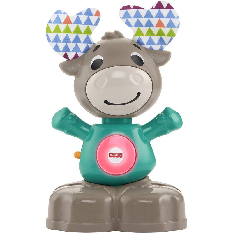 Foto van Fisher-price linkimals muzikaal rendier junior 18 cm groen