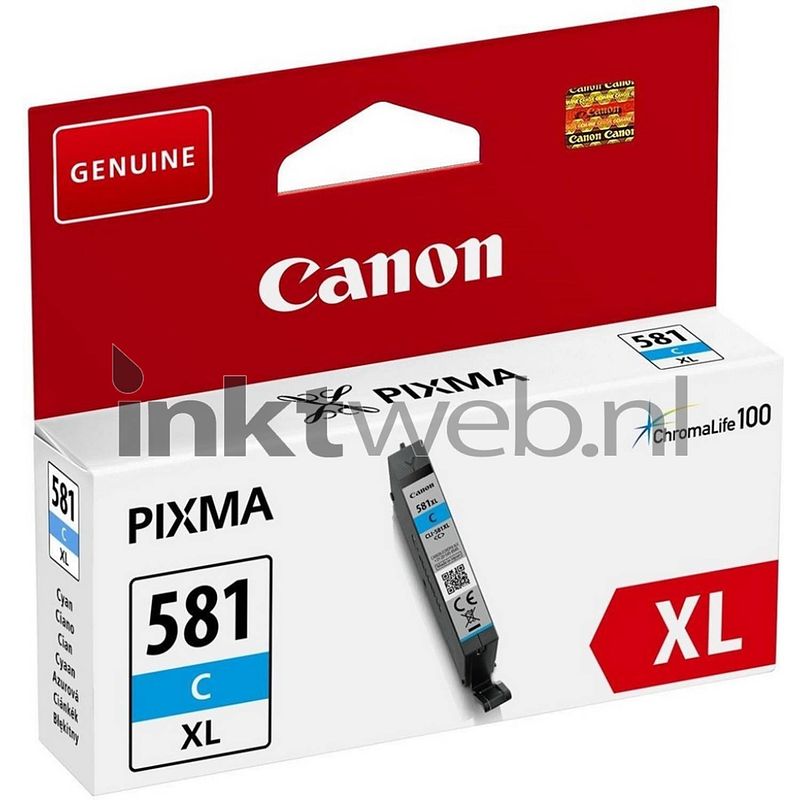 Foto van Canon cli-581xl cyaan cartridge