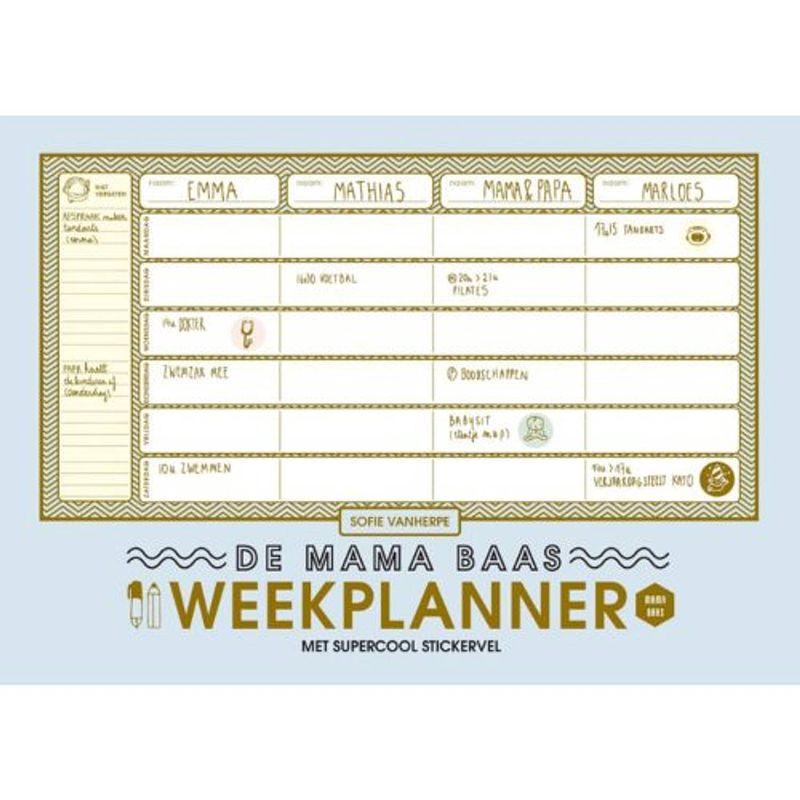 Foto van De mama baas weekplanner - mama baas